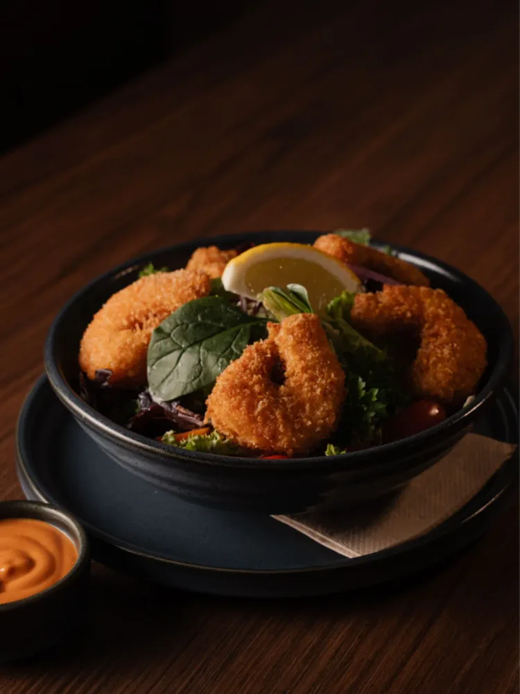 Crispy Shrimps Salad