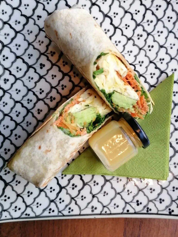 Breakfast Wrap mit BIO-Käse