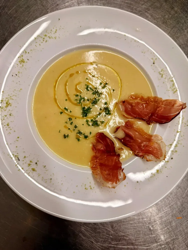 Karttoffel- Lauchcremesuppe