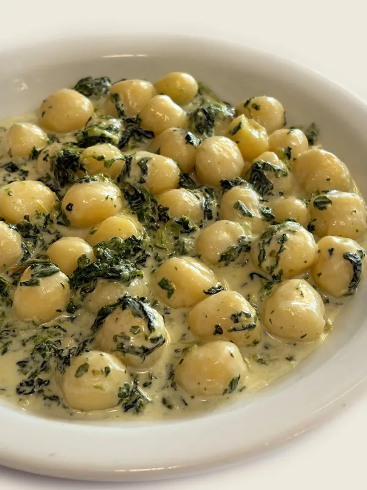GNOCCHI GORGONZOLA E SPINACI