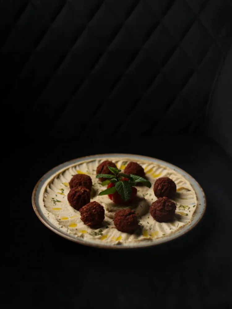 Falafel mit Hummus