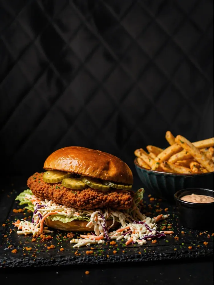 Crispy Fried Chicken Burger
