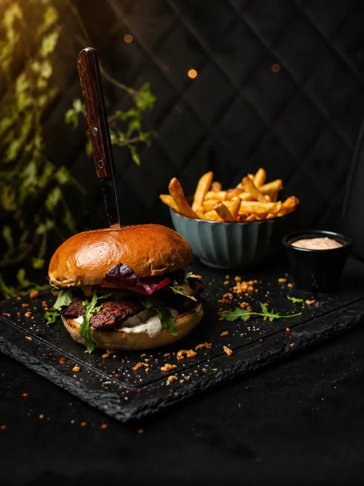 Fire Roasted Chicken Burger