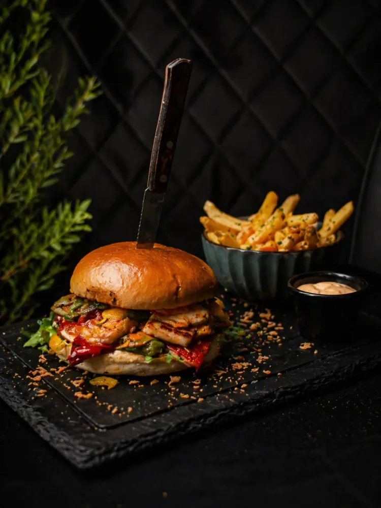 Halloumi-Burger