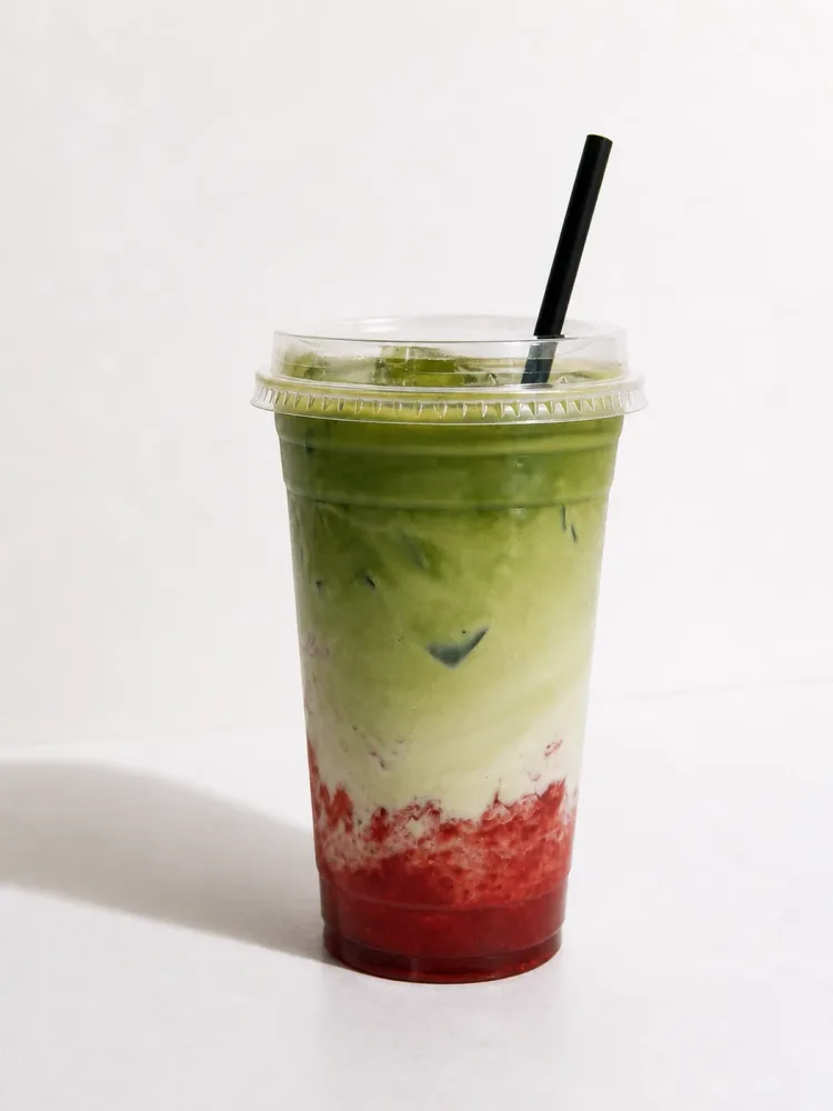 Strawberry Matcha Latte