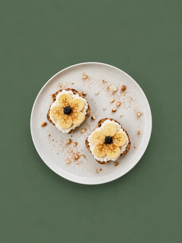 Banana and Almond Toast