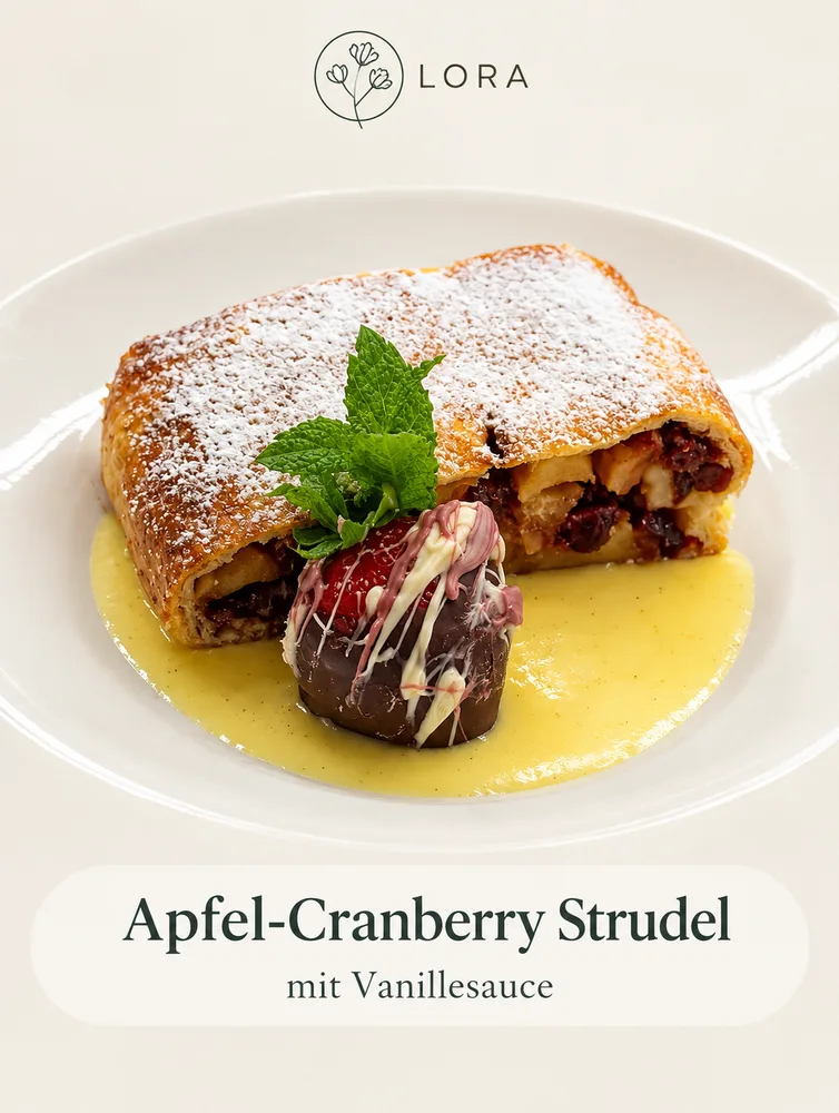 Apple - Cranberry Strudel