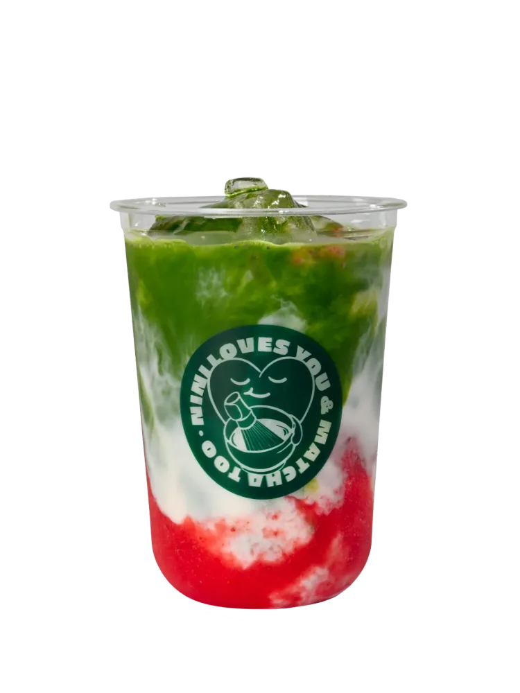 Iced Strawberry Matcha
