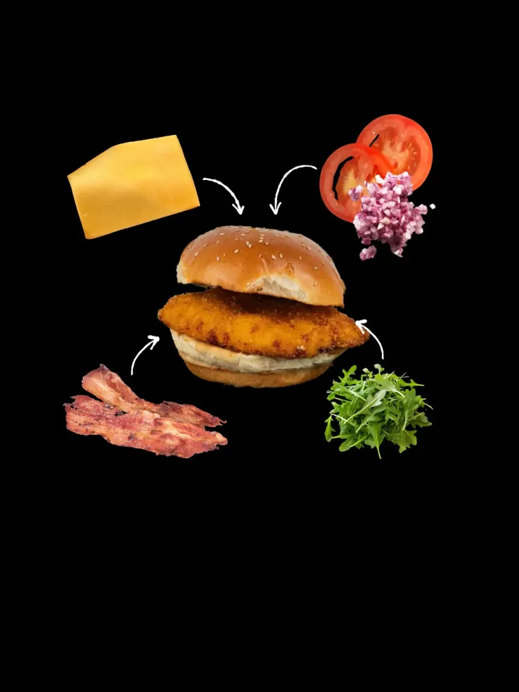 Gestalte deinen Chicken Burger selbst