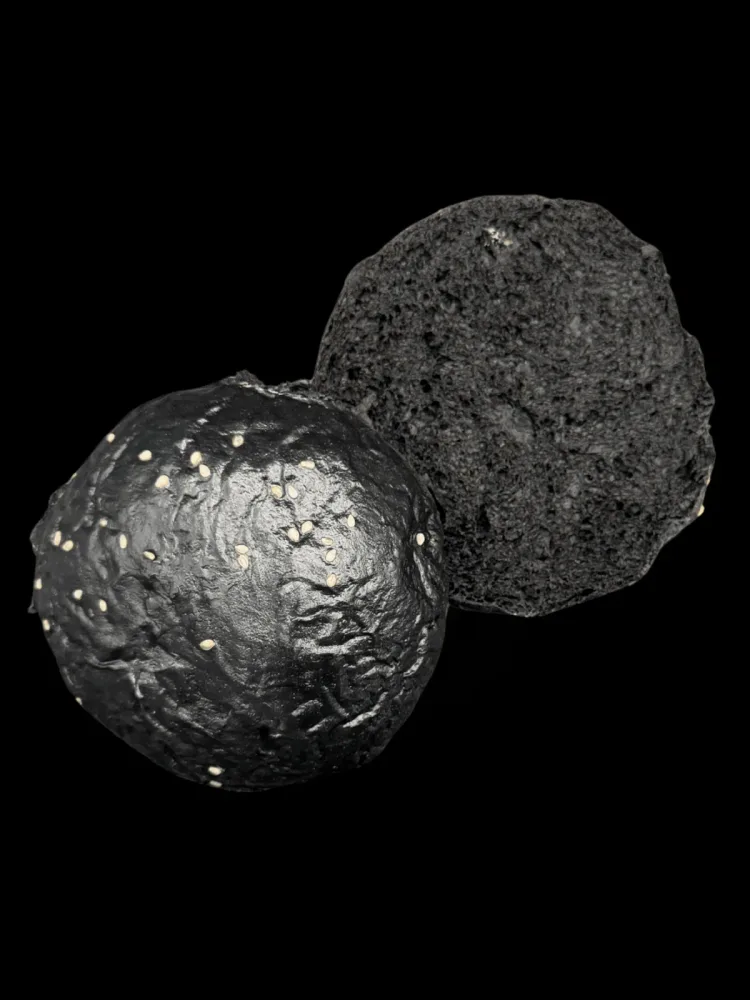 Black Brioche Bun
