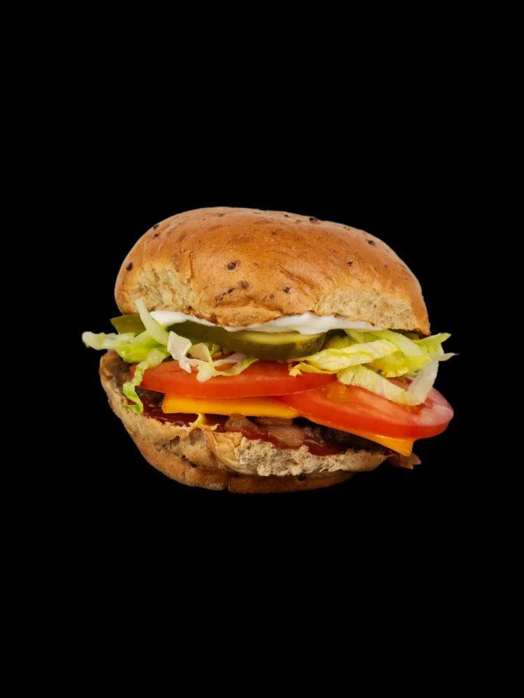 Veganer Cheeseburger