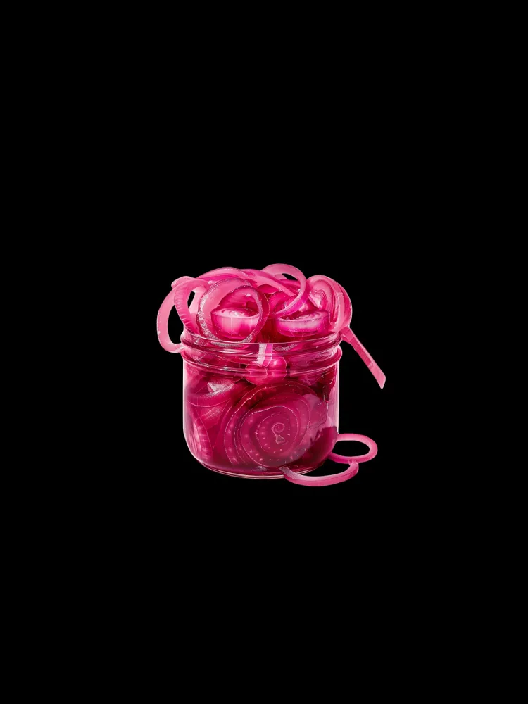 Red Pickled Onions